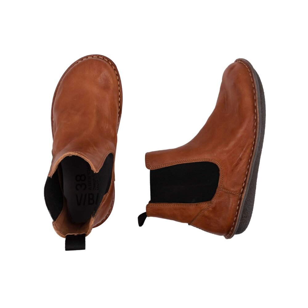 HELSINKI Leather Cognac Brown - Image 6
