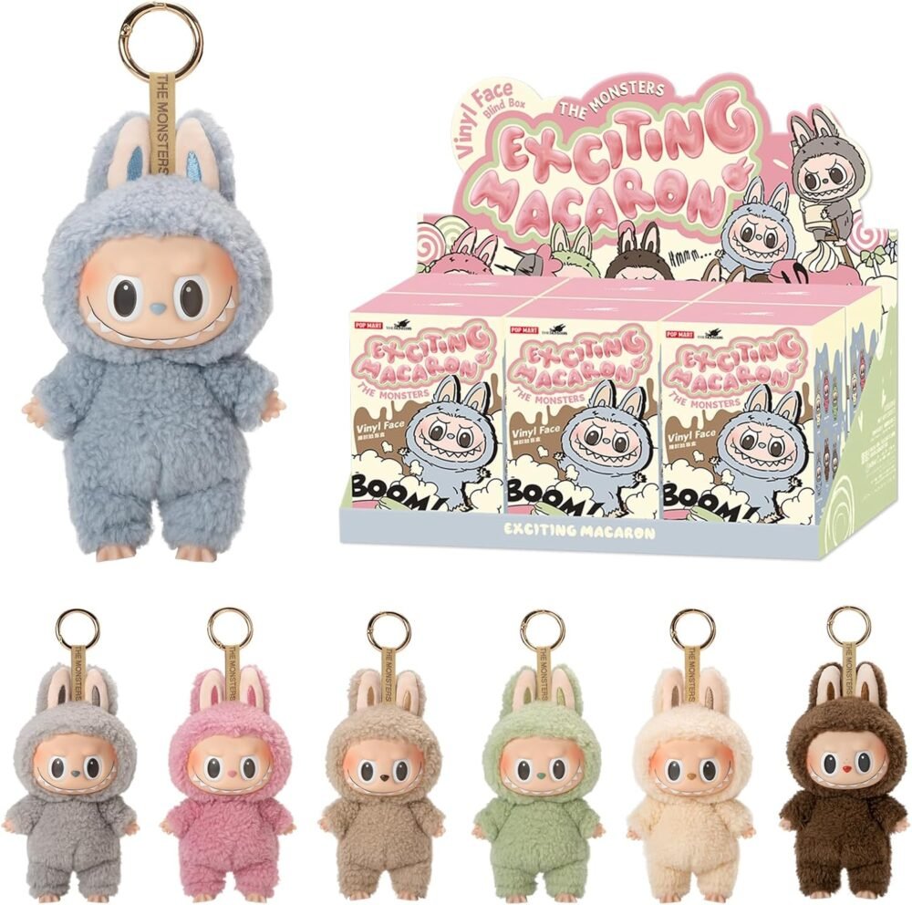 Pop Mart Labubu The Monsters Exciting Macaron Vinyl Face Sealed Case (6 Blind Boxes