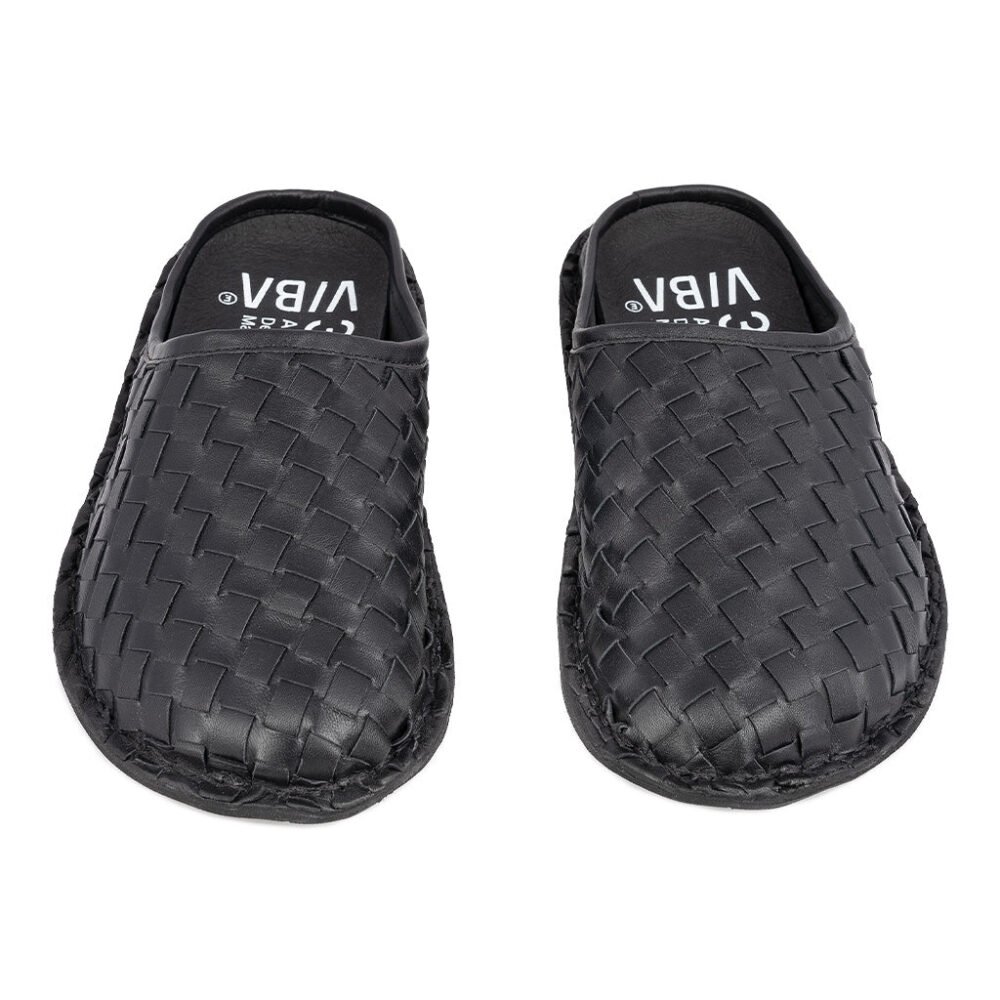 ROMA Woven Leather Preto Black - Image 3