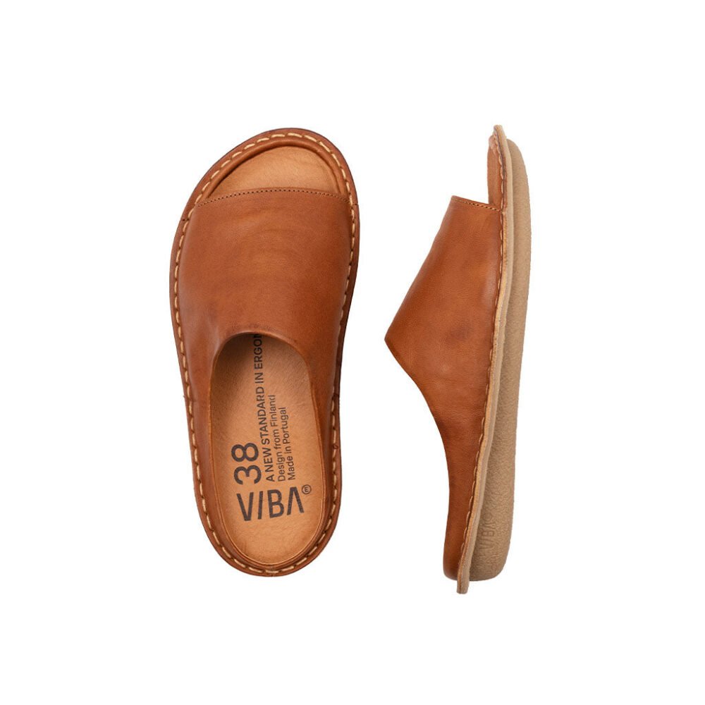 SAINT TROPEZ Leather Cognac Brown - Image 2